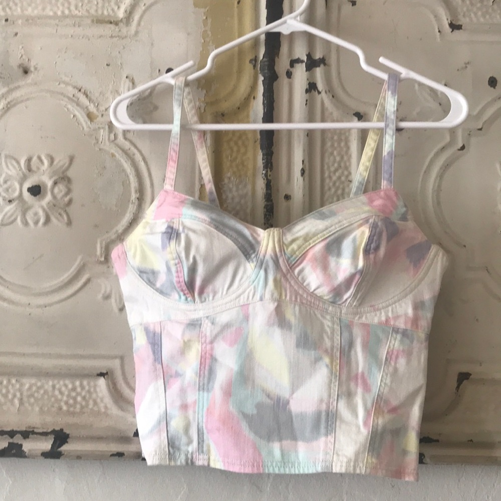 Levi’s bustier crop top